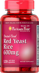 Red Yeast Rice - Arroz de Levadura Roja 600 mg 120 Cápsulas