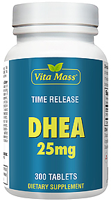 DHEA 25 mg TR Time Release 300 Tablets