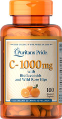 Vitamina C-1000 mg con Escaramujo 100 Comprimidos