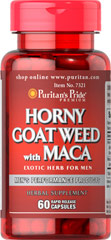Horny Goat Weed Maca - Hierba cabra arrecha con Maca 60 Cápsulas